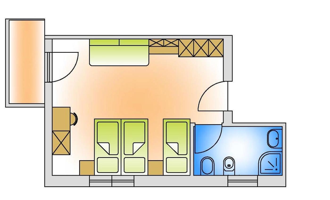 Residence Hauserhof Rodengo Phòng bức ảnh